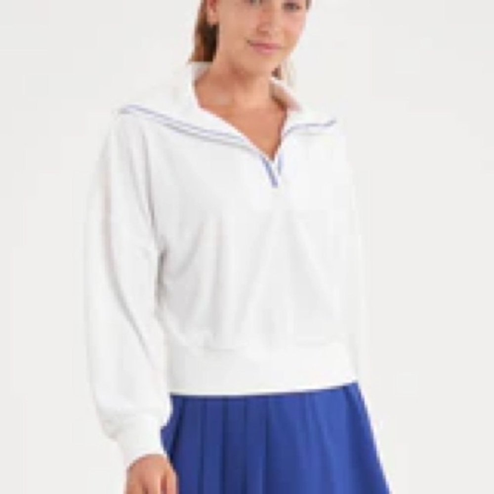 Thrive Societe Varsity Polo Pullover